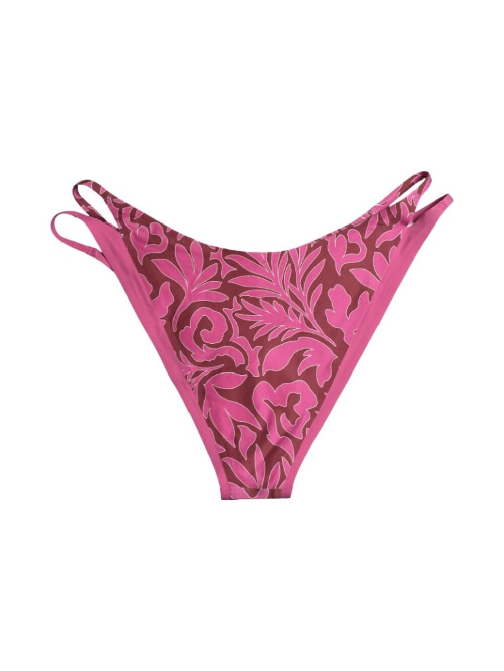 NWT - L Space Pink Billie Bitsy Swim Bottoms, Size Large - Picture 5 of 5